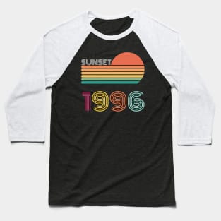 Sunset Retro Vintage 1996 Baseball T-Shirt